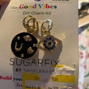 Sugarfix Good Vibes Charm Kit with Black and Blue Accents